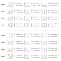 Horno a gas OEM SG69/2 6+6 Pizzas de 30 Ø