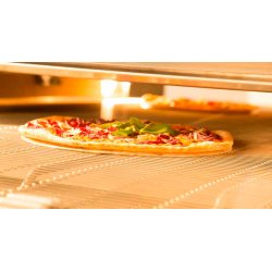 Horno para pizza de cinta estático OEM Tunnel TL108L/2 LCD Digital cinta 80 cm