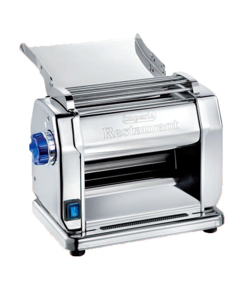 Maquina para hacer pasta Imperia Restaurant Elecrica RMN 220. Rodillos de acero 210 mm
