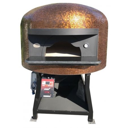 Four à Pizza Rotatif électrique 1235W - Noir - Neuf - Machine à Cuire Pain Et Snacks