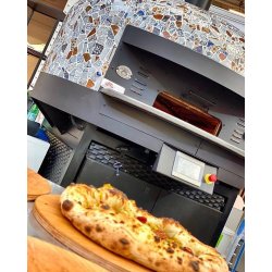 Horno estático para pizza Napolitana a leña, gas, pellets o combinado. Mosaico jaspe