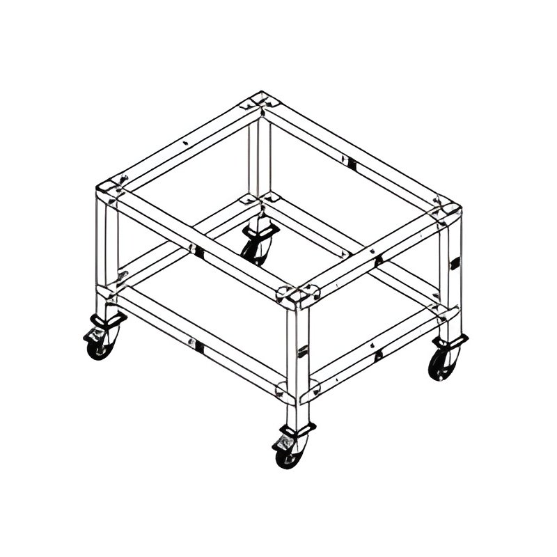 Soporte abierto para horno OEM VALIDO con ruedas regulables hasta 32,5cm