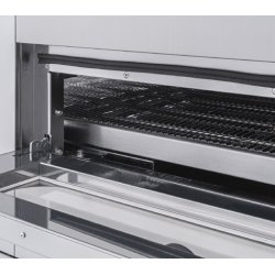 Horno de pizza de cinta o túnel eléctrico Prismafood C40 con pantalla táctil