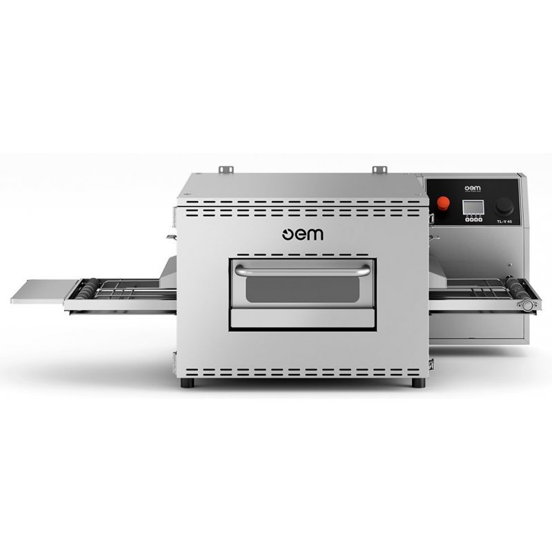 Horno de gas para pizza OEM Tunnel ventilado TLV45 Digital cinta 45 cm Horno de gas para pizza OEM Tunnel ventilado TLV45 Digital cinta 45 cm