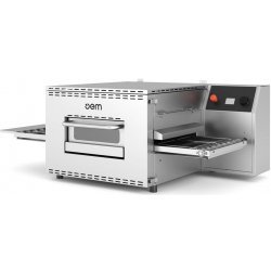 Horno de gas para pizza OEM Tunnel ventilado TLV45 Digital cinta 45 cm