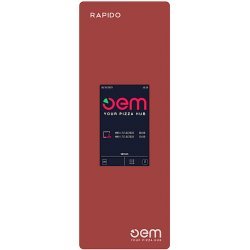 Horno OEM RAPIDO TOUCH compacto con pantalla táctil 1 cámara 40x36 cm hasta 400 °C