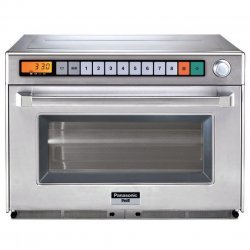 Microondas profesional Panasonic serie 60 Hz NE-2180 (44L). Voltaje para barcos o exportación.