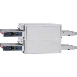 Horno para pizza de cinta estático OEM TL105L/2 LCD Digital cinta 50 cm