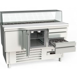 Mesa fría para ensaladas GN1/1 MFS-100C