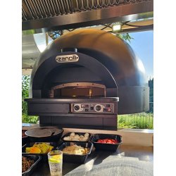 Horno eléctrico Zanolli AVGVSTO 9 con base giratoria para pizzas tradicionales y gastronomia