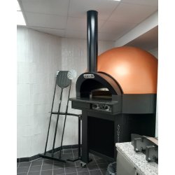 Horno eléctrico Zanolli AVGVSTO 6 con base giratoria para pizzas tradicionales  y gastronomia