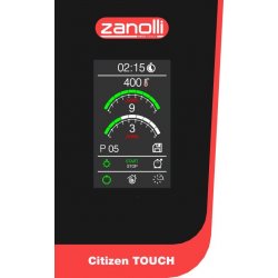Horno en línea para fabricar pizza eléctrico Zanolli Citizen 6 MC Touch