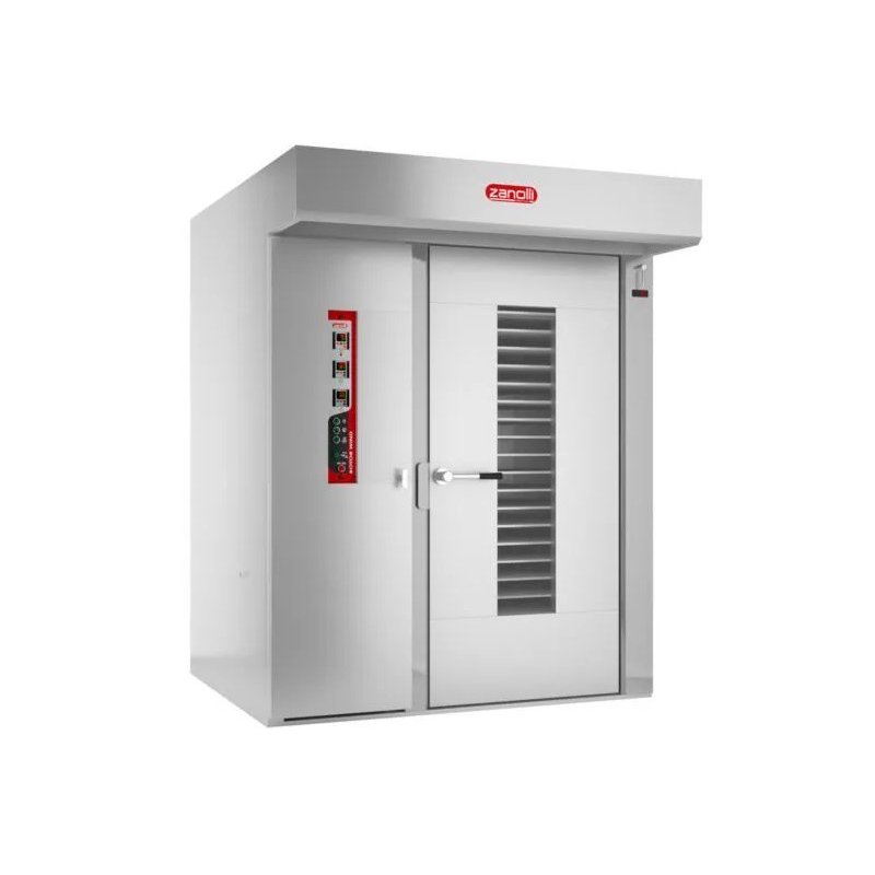 Horno rotativo de conveccion electrico o a gas Zanolli Rotor Wind 4 F para pastelería y panadería