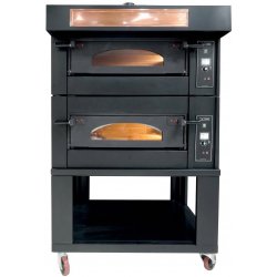 Horno Izzomyoven B3T para pizza en bandejas de 2 pisos