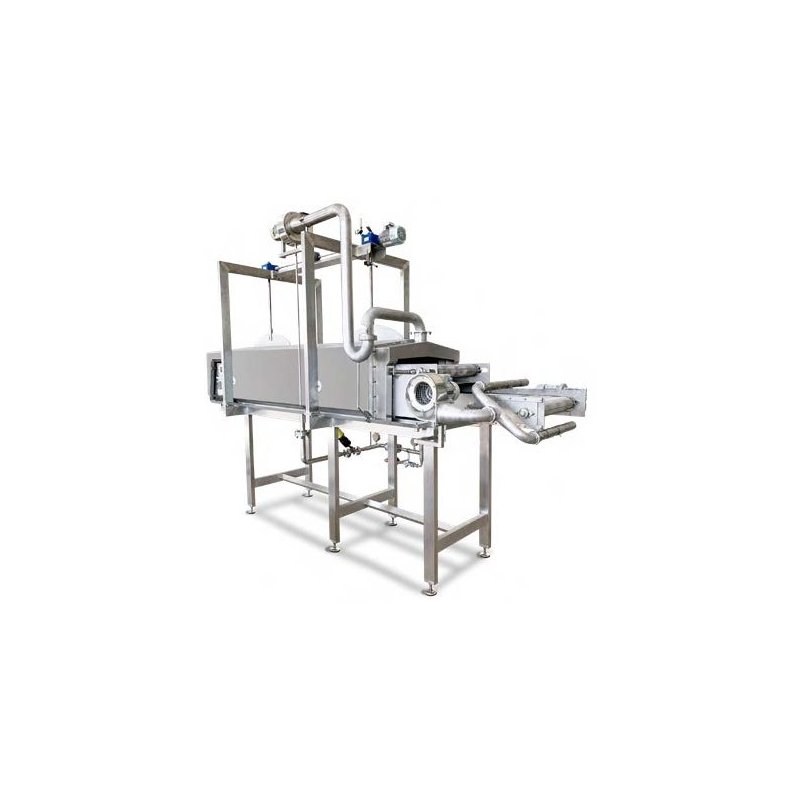 Pasteurizador de pasta doble cinta