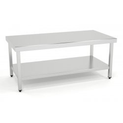 GAMA ENTRY Mesa central con estante SOLDADA - Fondo 500 Y ALTURA 600