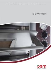 Catálogo PDF - Horno OEM Domitor Digital 1230LDG 6+6 pizzas de 30 Ø