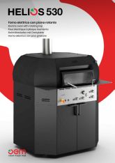 Catálogo PDF - Horno de pizza rotativo eléctrico OEM Helios 530 Black