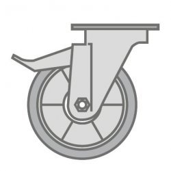 Kit de ruedas para Amasadoras OEM 60 kg