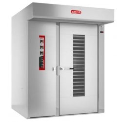 Horno rotativo de conveccion electrico o a gas Zanolli Rotor Wind 4 F para pastelería y panadería
