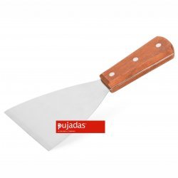 Rasqueta triangular - Mango de madera